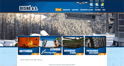 Desktop Screenshot of desna-as.cz